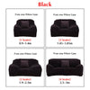 1/2/3/4 Velvet Stretch Sofa Covers Easy Fit Protector Couch Cover Thick Plush