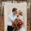 Macrame Wall Hanging Boho Wedding Backdrop Handmade Door Window Curtain Decor GB