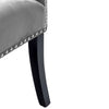 Luxury Velvet Buttoned Back Dining Chair Padded Seat Winged Chairs Restaurant UK