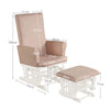 Nursing Glider Footstool Reclining Maternity Chair Rocking Chair w/ Ottoman Home