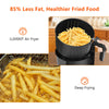 5L Air Fryer w/ Timer Low Fat Healthy Cooker Oven Oil Free Frying Kitchen 1400W