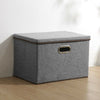 Large Foldable Storage Boxes with Lid Collapsible Home Clothes Organizer Fabric