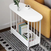 Small End Table Oval Side Table for Small Spaces Sofa Side Table for Living Room