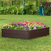 Shape Adjustable Raised Garden Bed Outdoor Planter Box Flower Planting Container