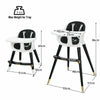 3 in 1 Baby High Chair Infant Child Feeding Dining Chair Food Tray Safety Belt