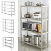 Stainless Steel 4/5 Tier Kitchen Storage Rack Commercial Garage Workshop Shelves