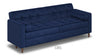 Velvet Sofa Bed 3 Seater Wooden Legs With Built in Storage Sofabed
