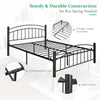 Twin Size Bed Frame 3FT Metal Platform Bed Frame Adults Kids Teenagers Bedroom