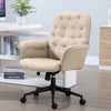 Office Swivel Freely Desk Chair with Adjustable Height For Home Office - Beige