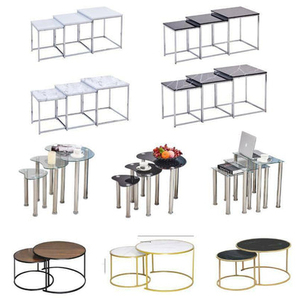 Nest of Tables Nested Tables Coffee Table Side End Table Nesting Living Room BN