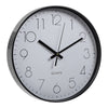 30cm Modern Wall Clock Dinner Vintage Home Office Dining Room Glass Face Clocks