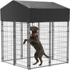 Heavy Duty Outdoor Dog Kennel Pet Cage Playpen wi/ Roof Lockable Latch 249/165cm