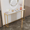 Extra Long Console Table Marble Table Hallway Entrance Storage Rack Gold Black