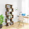 Bookcase 6 Storage Cubes Unit Tall Freestanding Bookshelf for Living Room