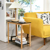 2-Tier Console Side Table Home Sofa End Table PC Computer Writing Desk W/Storage