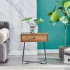 Modern Side Sofa Table Nightstands End Table with Drawer Living Room Furniture
