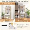 3 IN 1 Vanity Dressing Table Set Book Storage Shelf Ladder Desk Cushioned Stool