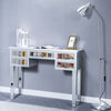 Mirrored Glass 5 Drawers Dressing Table Console Make-up Desk Vanity Table