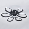 Modern Lamp Ring LED Ceiling Light Floral Petal Chandelier Light Home 58/74CM UK