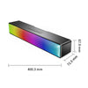 Portable Bluetooth Sound Bar Speaker Wireless RGB Light Sync 3D Stereo Speaker