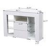 High Gloss Modern LED Display Cabinet Sideboard Buffet Cupboard TV Unit Stand UK