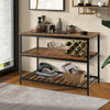 Kitchen Storage Shelf 3-Tier Prep Table Industrial Microwave Stand Rack