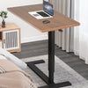 Medical Adjustable Overbed Bedside Table w Wheels Pneumatic Mobile Standing Desk