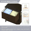 4 Fabric Chest of Drawer Cabinet Storage Unit Bedside Table Nightstand Lamp Desk