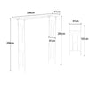2m Tall Metal Pergola Arbor Wedding Arch Stand Backdrop Garden Trellis Stand Dec