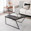 Set of 2 Modern Coffee Table Nesting Table Set Modern Stacking Side End Table
