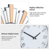 3D Large Mirror Surface Wall Clock Modern DIY Hanging Office Home Shop Art Decor
