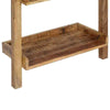 Ladder Shelf Brown 75x37x205 cm Solid Mango Wood vidaXL