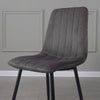 Glass Dining Table and 2 / 4 Grey Chairs Optional Lounge Office Home Furniture