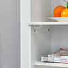 Storage Cabinet Display Unit with Door Shelf White Home Living Room Hallway BN