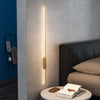 Gold Metal Long Strip LED Lights Linear Wall Mounted Sconce Lamp Bedroom Hallway