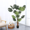 150cm Realistic Tropical Tree Artificial Potted Plant Monstera Leaf Home Garden