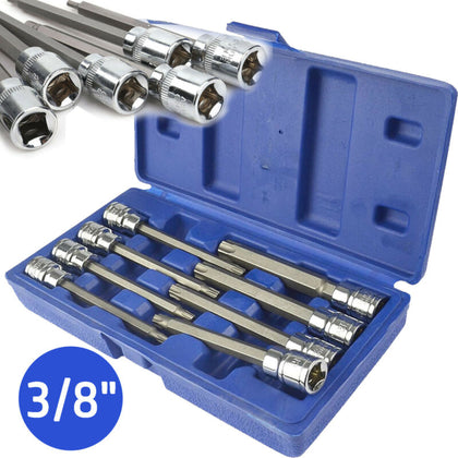 8Pcs Torx Hex Screwdriver Bit Set 110MM Security Head Tools Extra Long