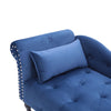 Upholstery Tufted Chaise Longue Chair Sofa Chaise Lounge Bedroom Office Rest