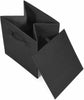 4x 8x Canvas Storage Boxes Foldable Basket Cube Magazine Bookcase Shelving Shelf