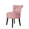 Upholstered Velvet Vanity Stool Makeup Padded Seat Dressing Table Chair Bedroom