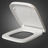 Toilet Seat D Shape Heavy Duty Soft Close Quick Release Fixing Hinges Duroplast