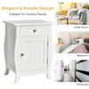 Accent Sofa Side Table Bedroom End Table Nightstand Storage Floor Drawer Cabinet