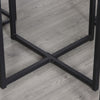 Compact 5pc Kitchen Dining Set Wood Bar Table Chair Home Space Saving Furniture