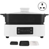 Compact Hot Plate with Pot Grilling Tray Food Processing Heating Supplies