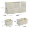 Fabric Chest of 2/3/4/5/7/8 Drawers Cabinet Bedside Table Organiser Storage Unit