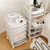 3/4/5/6 Rolling Drawers Storage Unit Jewellery School Study Table Top Under Desk
