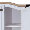 Wardrobe Mexican Pine 3 Doors White E0N7