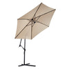 3M Banana Parasol Cantilever Umbrella Adjustable Garden Ourdoor Patio w/ Base