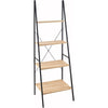 ClosetMaid Ladder Shelf Bookcase 4 Shelf Unit Industrial Style Storage