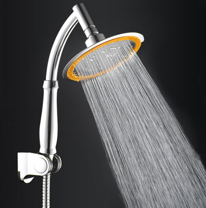 Large High Turbo Pressure Shower Heads Chrome Bath Powerful Energy Water Saving